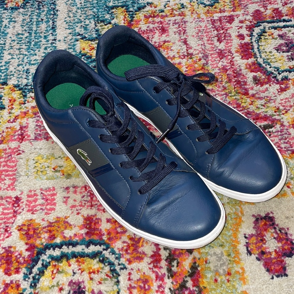 Blue Lacoste shoes Size 9